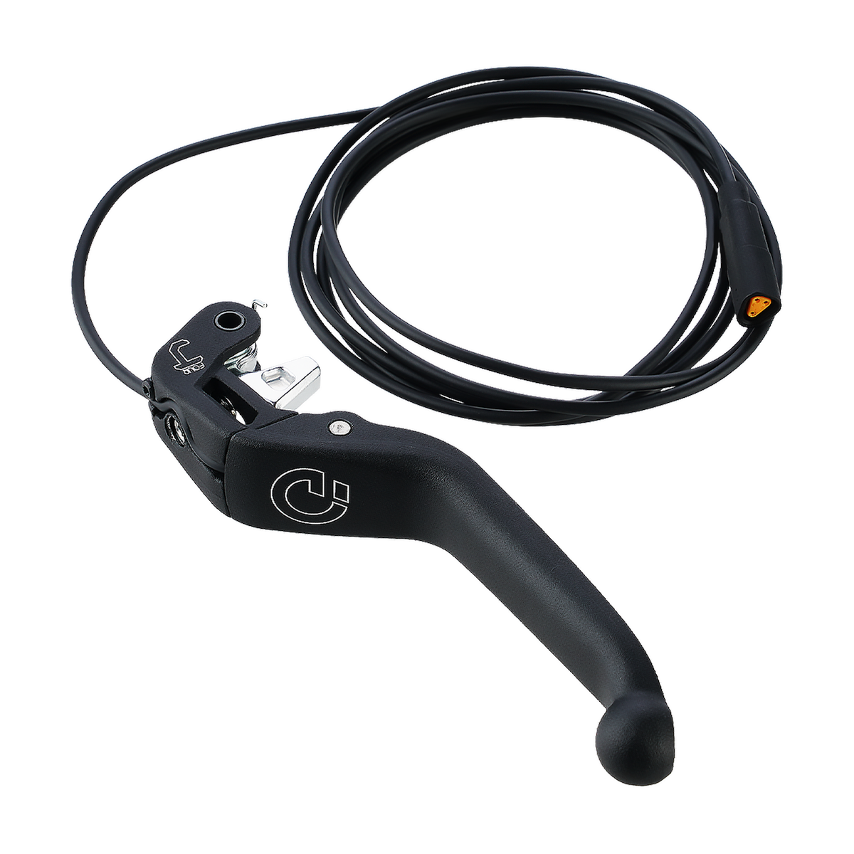 Brake lever MT4e HIGO connector (NO), 3-finger aluminum lever with ball end, Cable length 1,400 mm