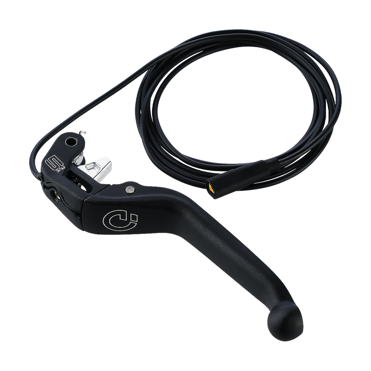 Brake lever MT5e HIGO connector (NO), 3-finger aluminum lever with ball end, Cable length 1,400 mm