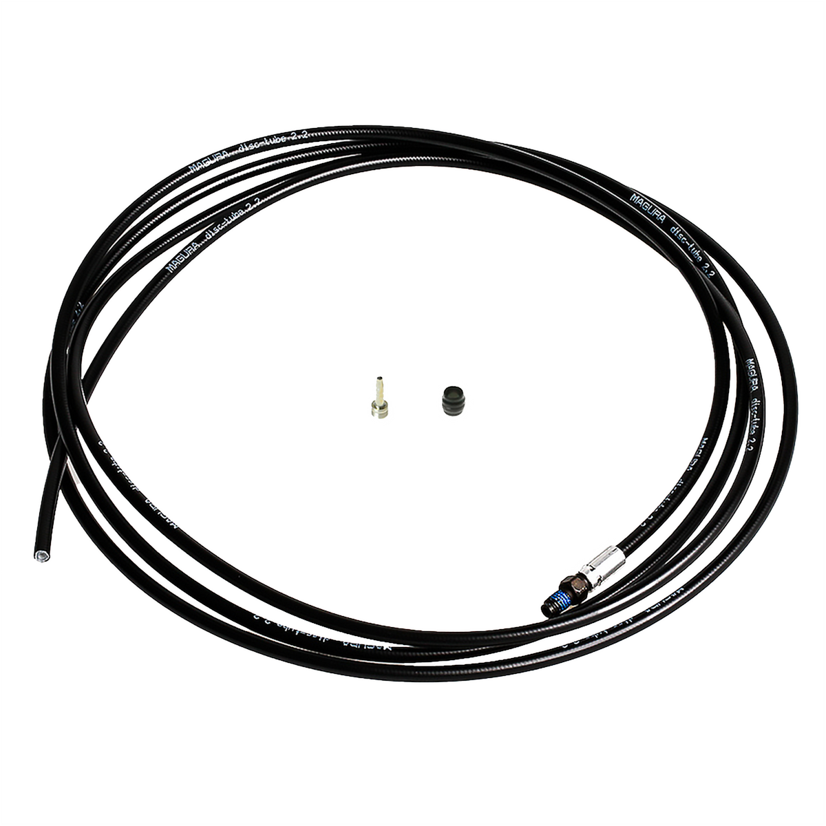 Disctube Hose, M6 Straight - 0°, 2,500 mm