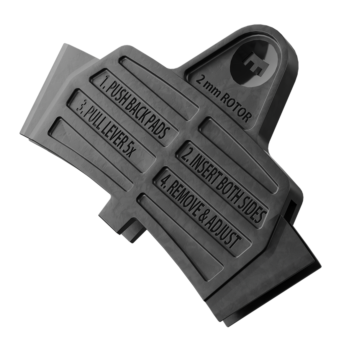 Brake piston alignment tool for 2.0 rotors