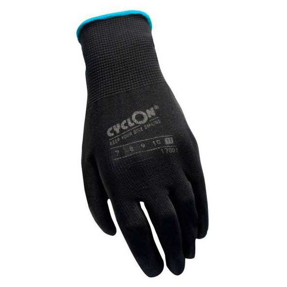 CyclOn assembly gloves M11 nylon/PU black/blue (20pr)
