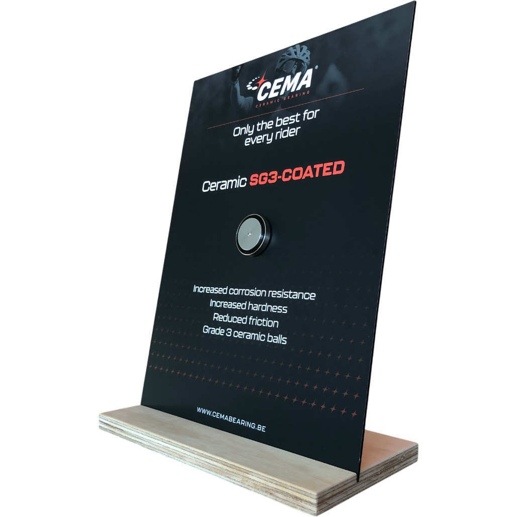 CEMA countertop display Ceramic SG3-coated