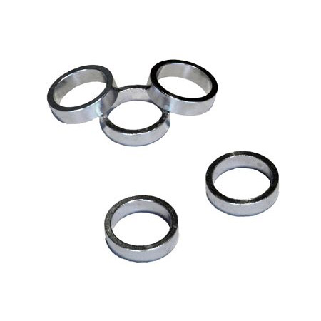 VWP Ball Head Spacer alu 8mm 1" silver p/5