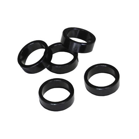 VWP Ball head spacer alu 10mm 1" black p/5