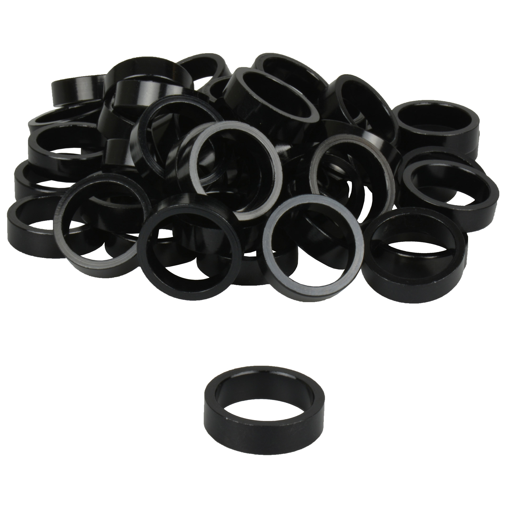 VWP Ball Head Spacer alu 10mm 1.1/8" black p/50