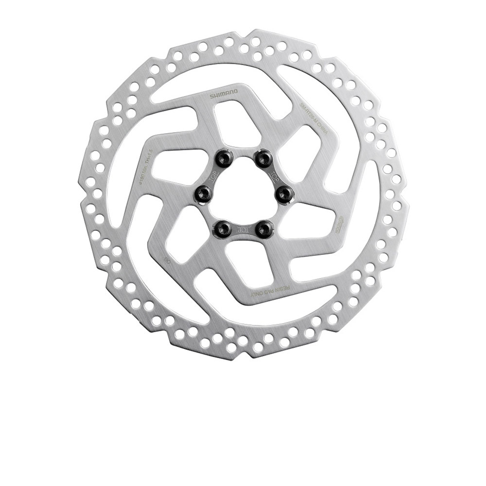 Shimano brake disc (separate) 160mm 6-bolt (resin pad only)