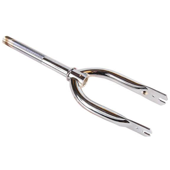 Front fork 12" BMX 240mm chrome
