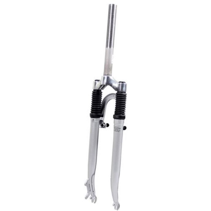 Suspension front fork 28" 250mm 1/8 thread for disc brake silver