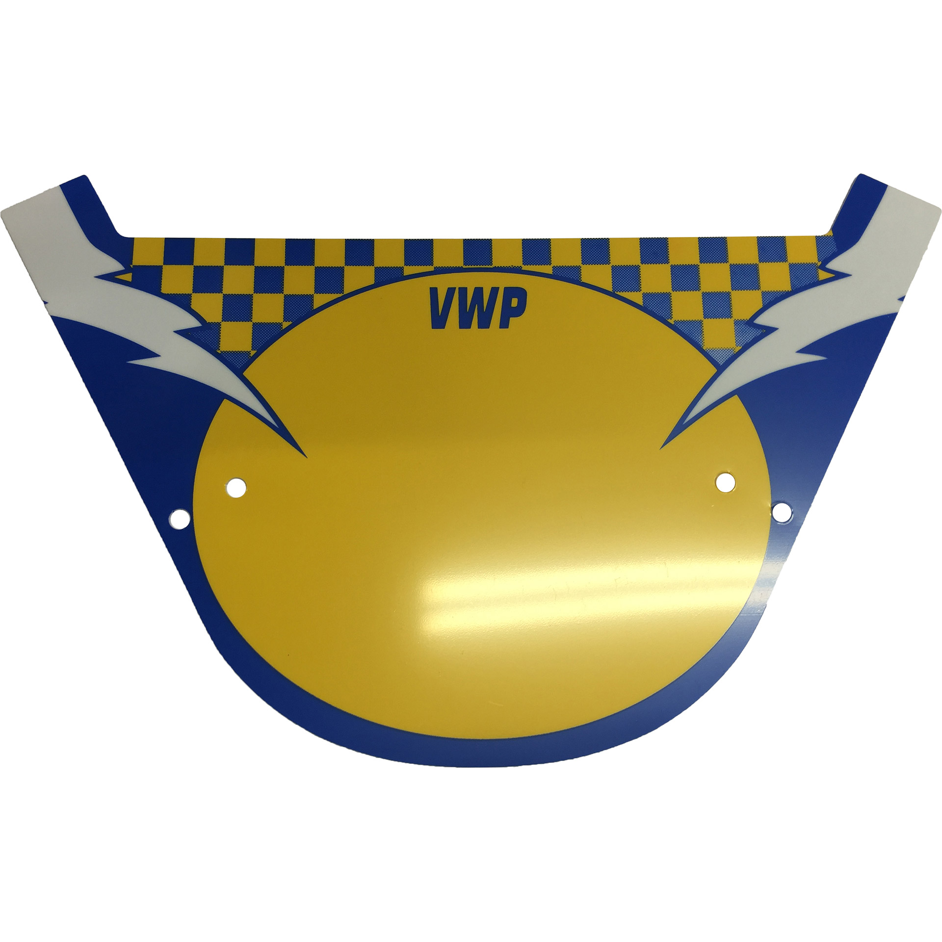 VWP license plate BMX with mounting strips