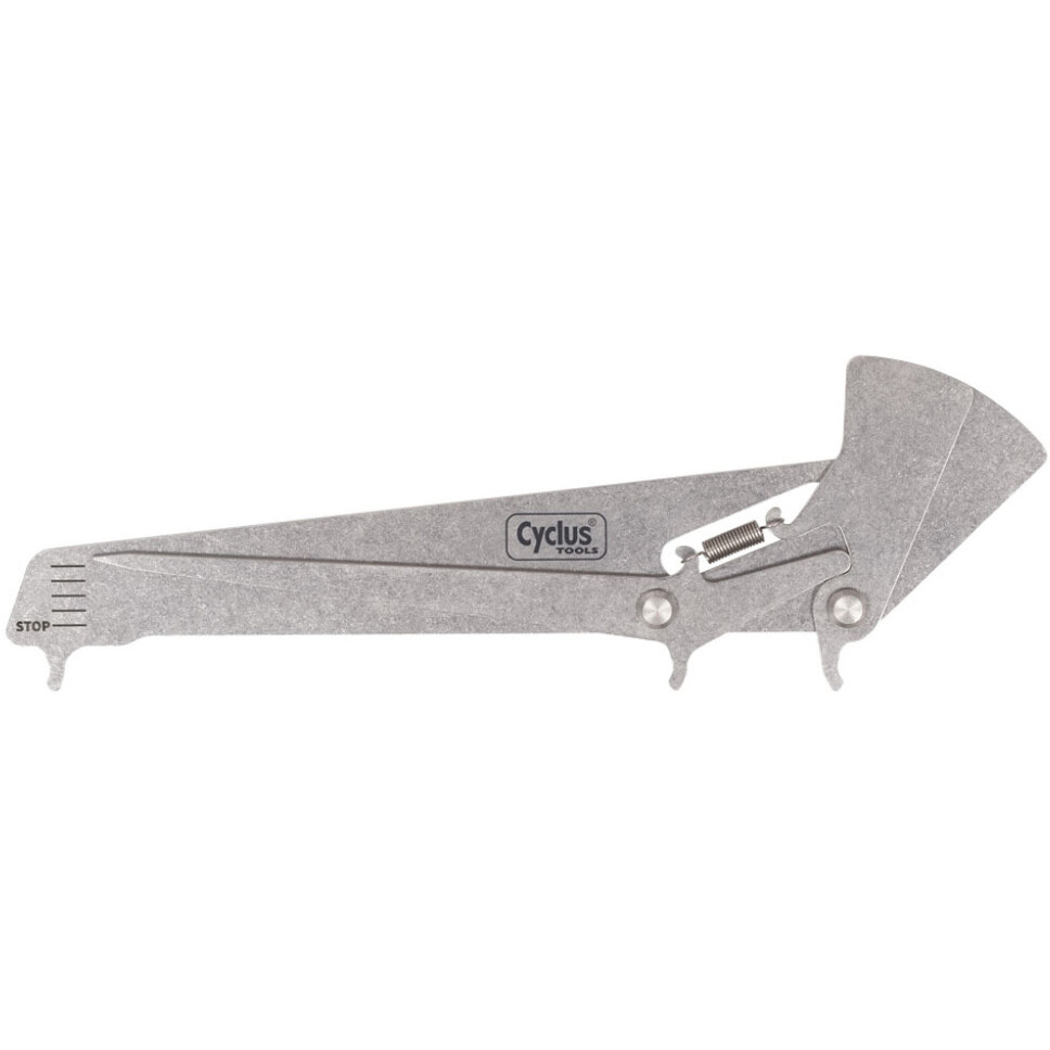 Cyclus chain wear gauge steel silver