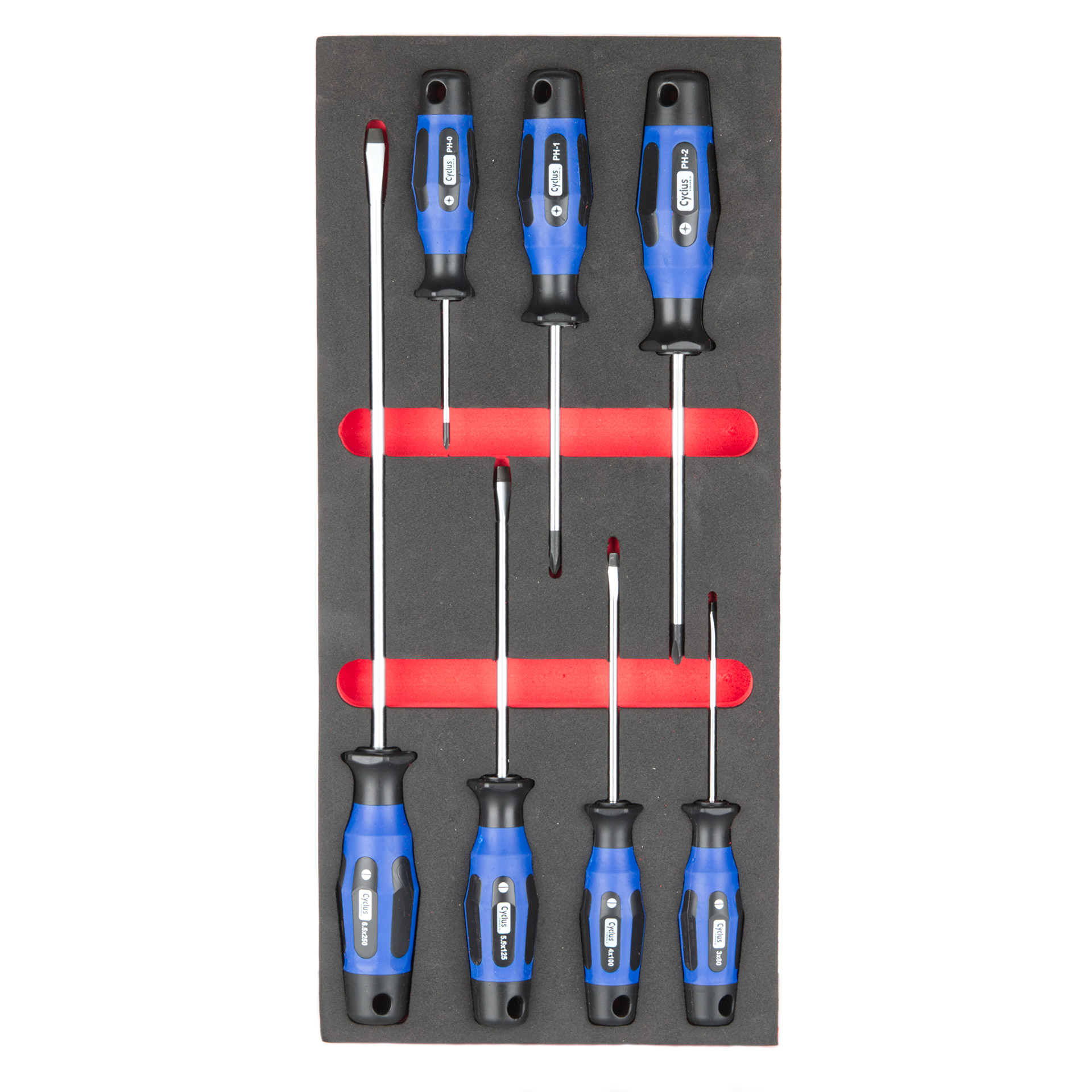 Cyclus foam 2 including screwdrivers size S red