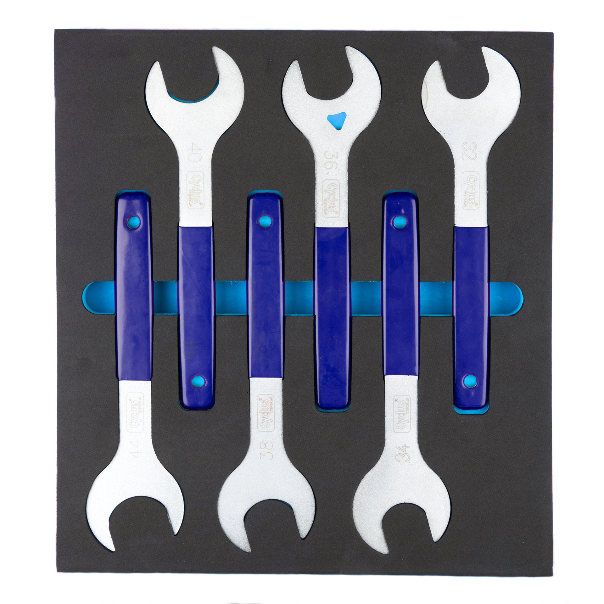 Cyclus foam 6 including headset wrenches size M blue