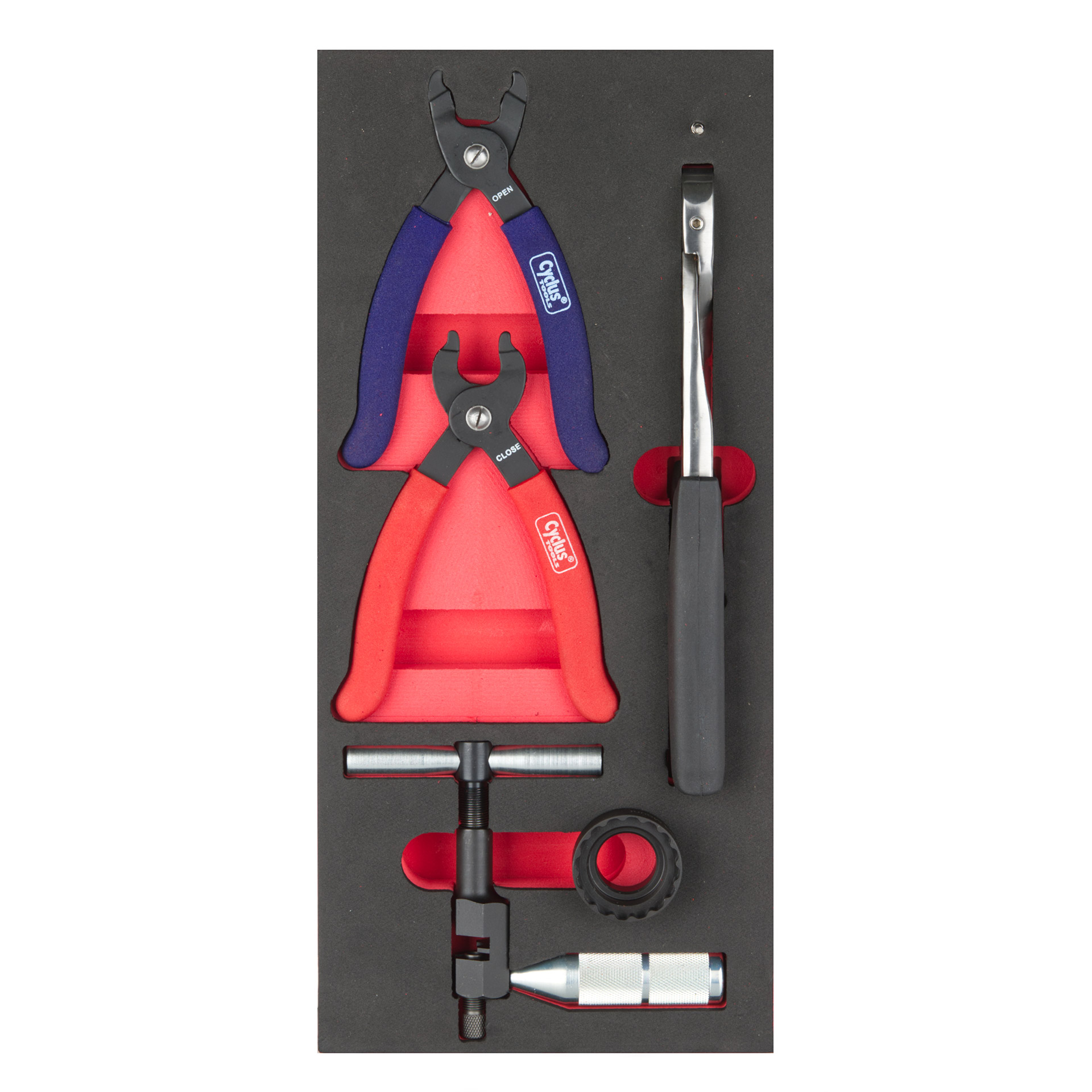 Cyclus foam 18 including chain tool size S red
