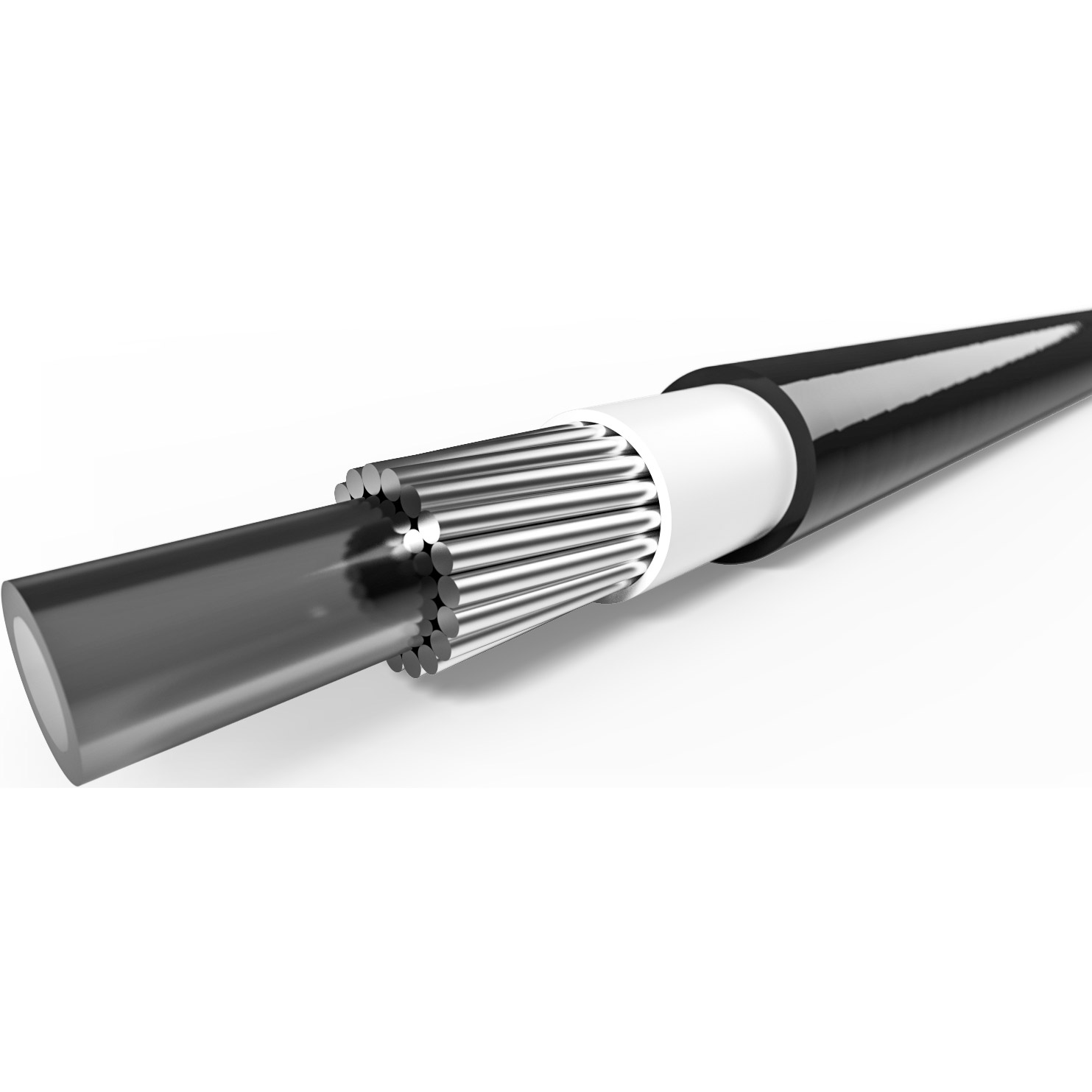Elvedes outer gear cable with liner ø3.2mm 30m black