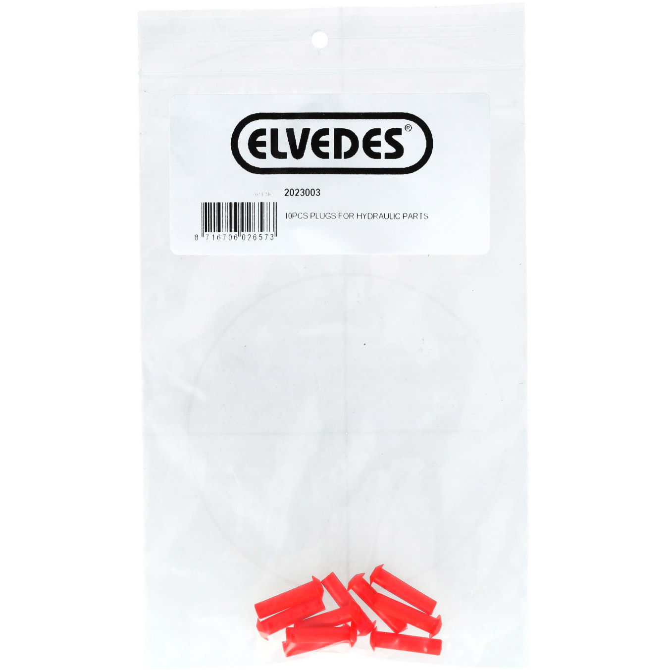 Elvedes sealing plug 5.0-5.5mm rim connections (10 pcs)