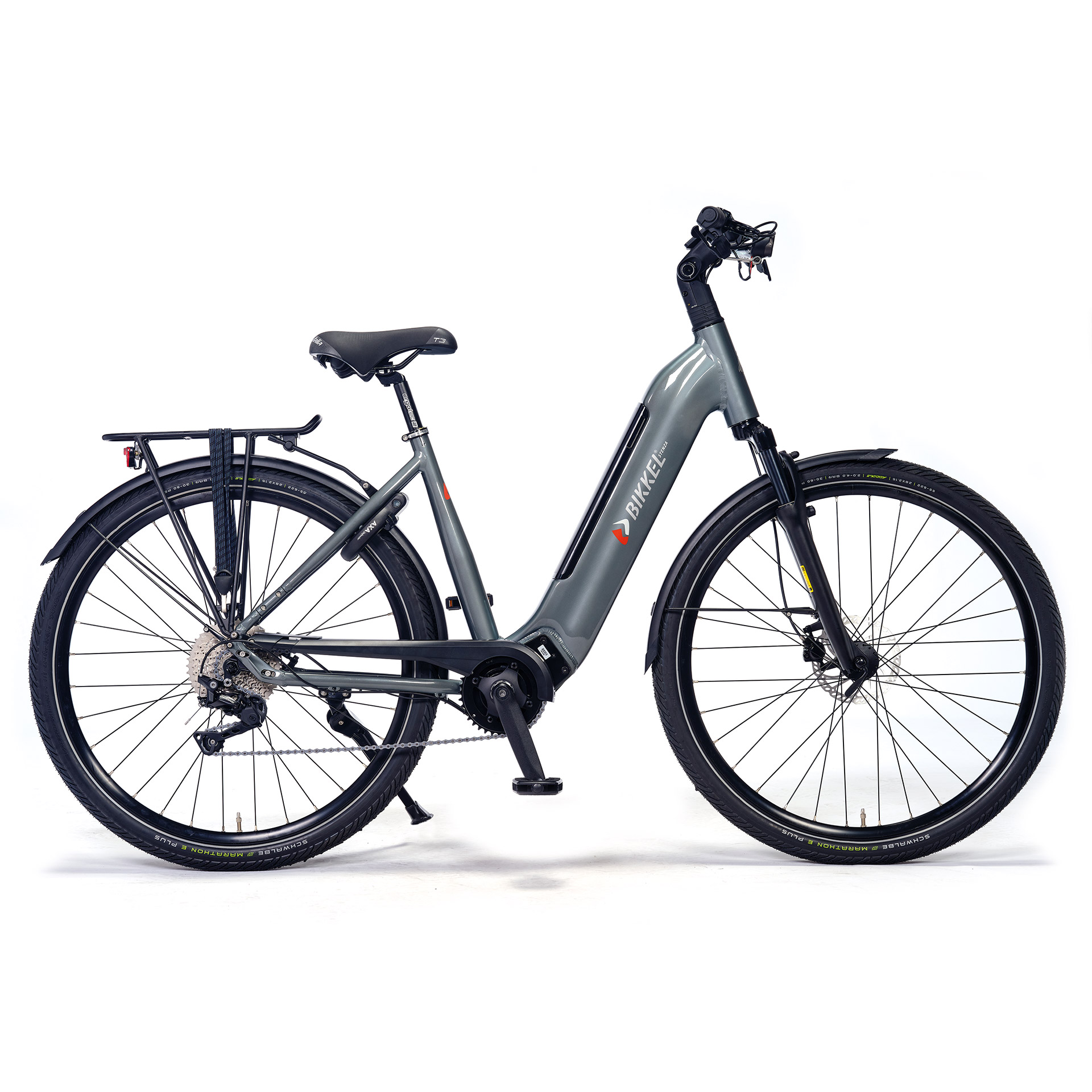 Bikkel Stenza 10-speed derailleur. U49 steel grey 630Wh