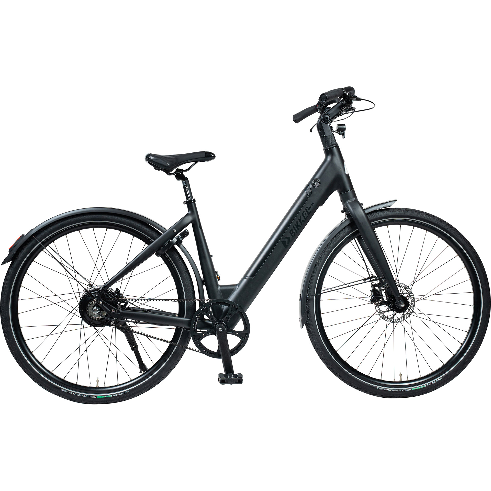 Bikkel Centro Gates + fixed gear D55 black matte 504Wh