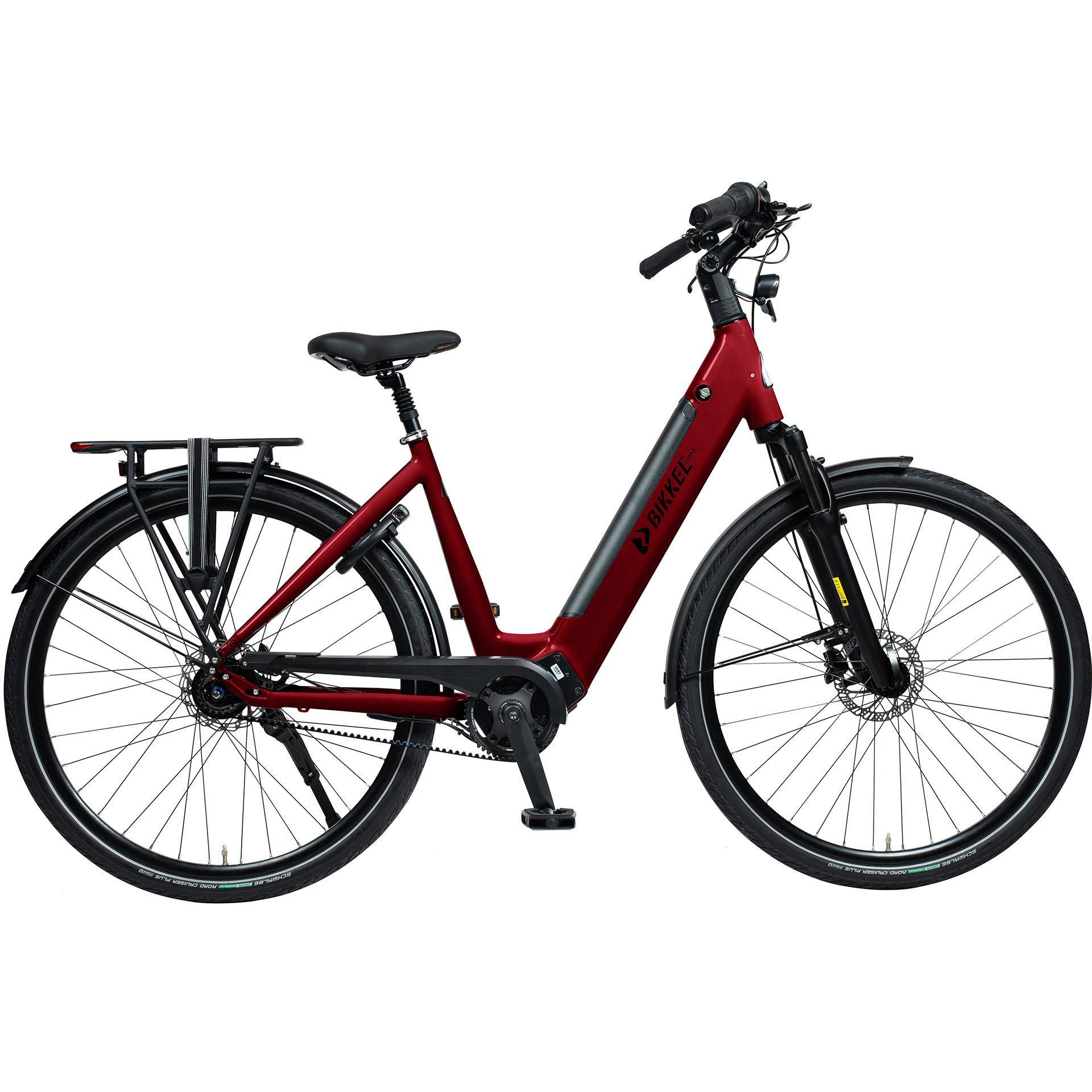 Bikkel Tuba S Disc Brakes Nexus 7V D49 Claret Red 630Wh