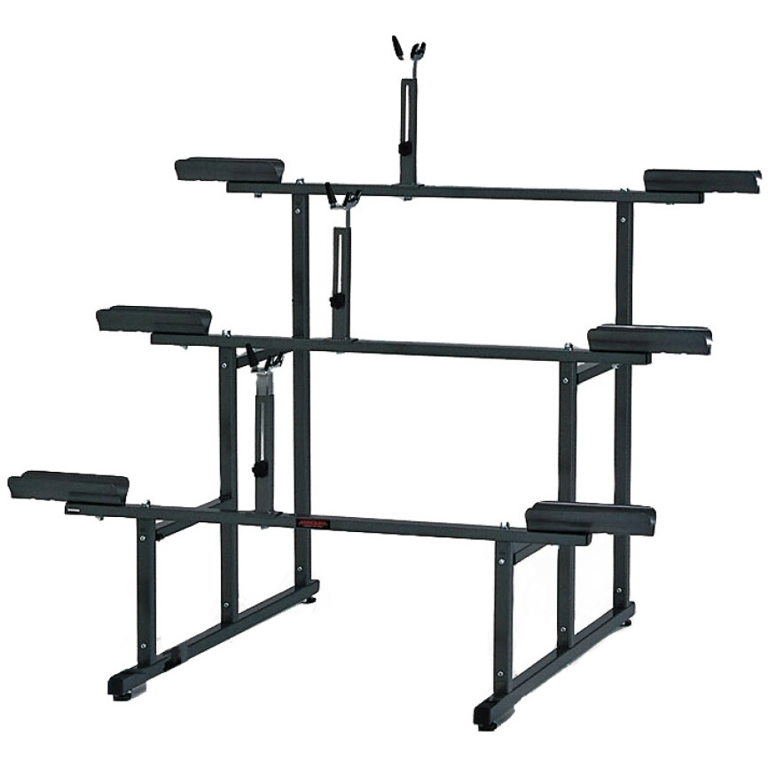 Minoura display stand 971-3 3-step steel silver