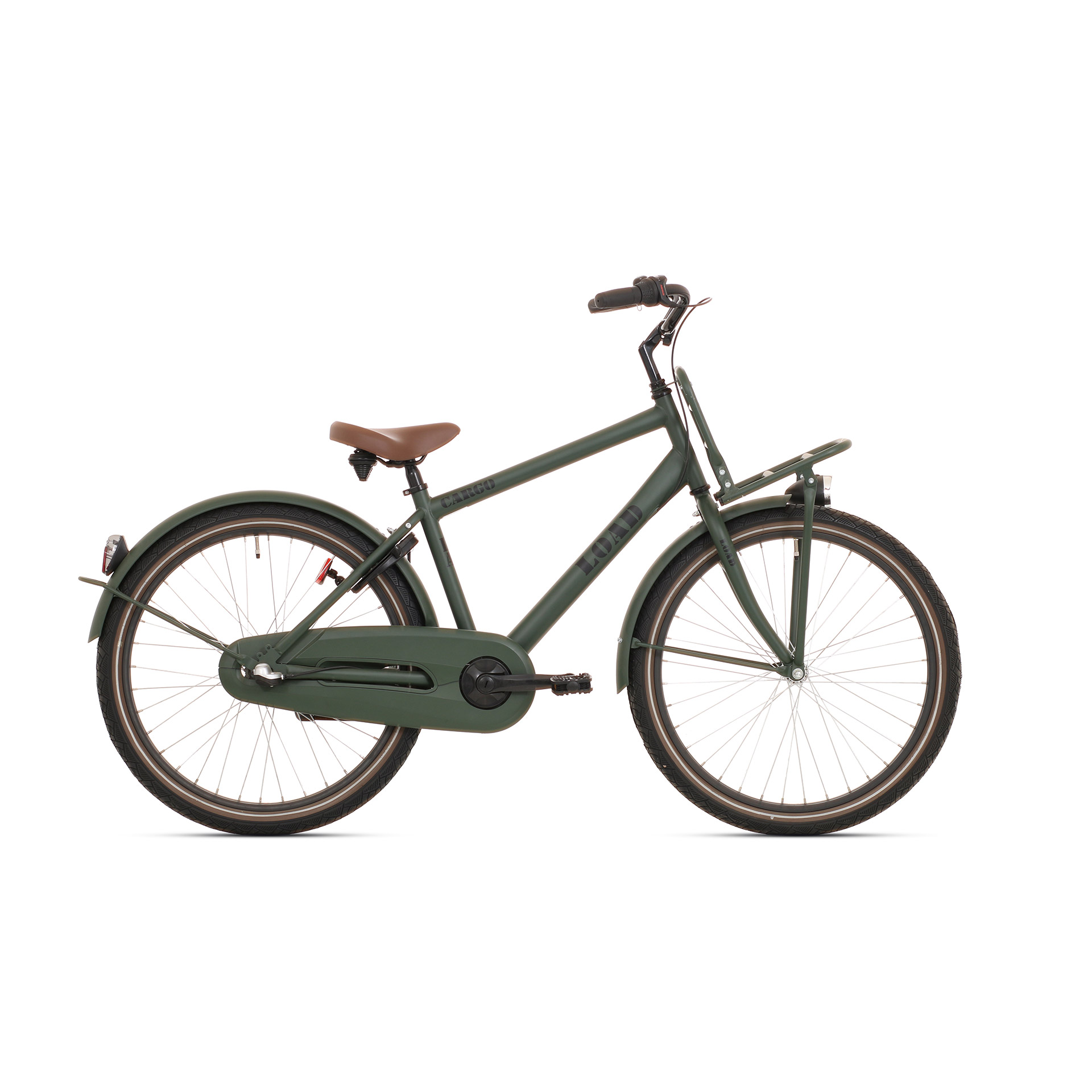 BFN boys' bike Load 26" 3-speed coaster brake matte dark green