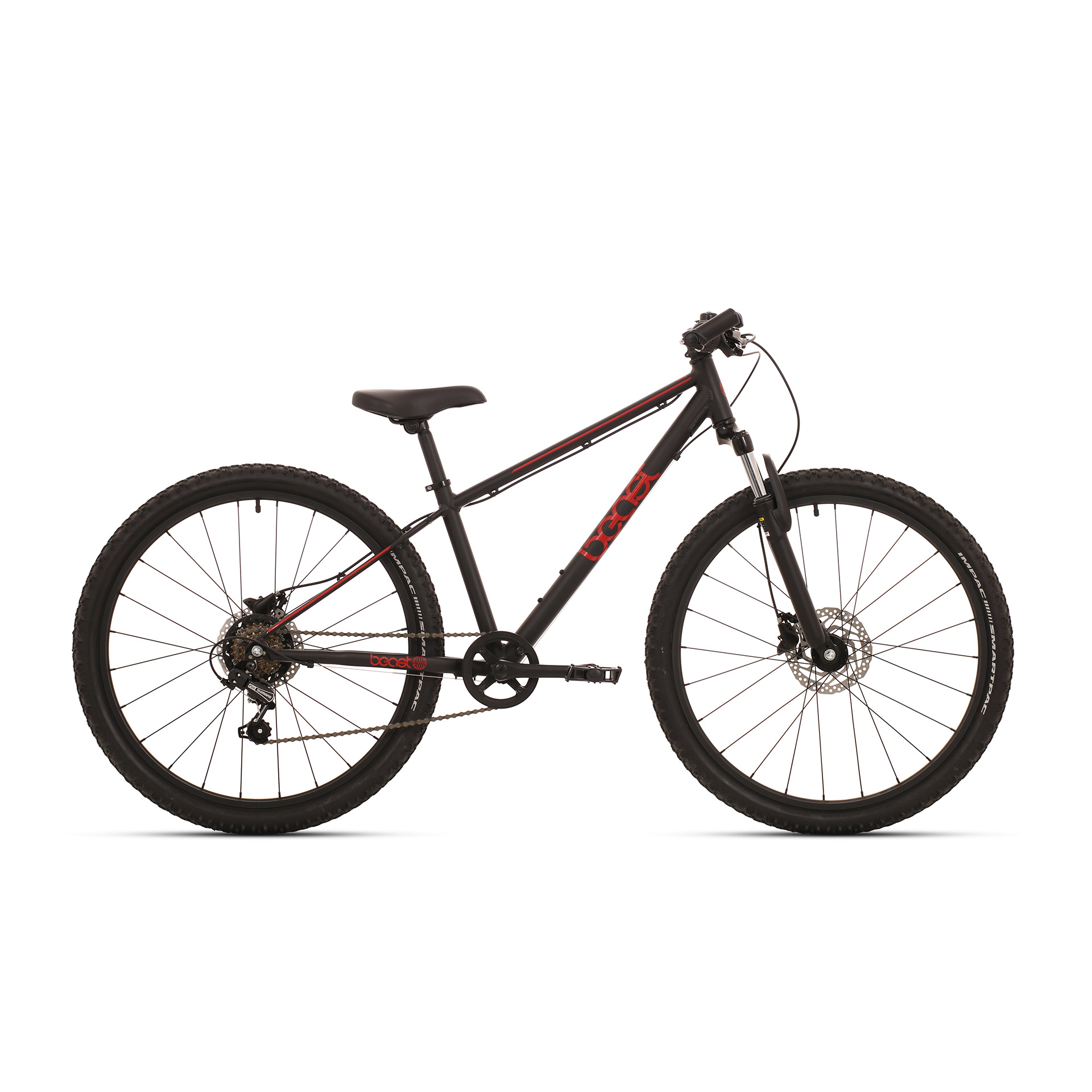 BFN boys' bike The Beast 26" disc black/red