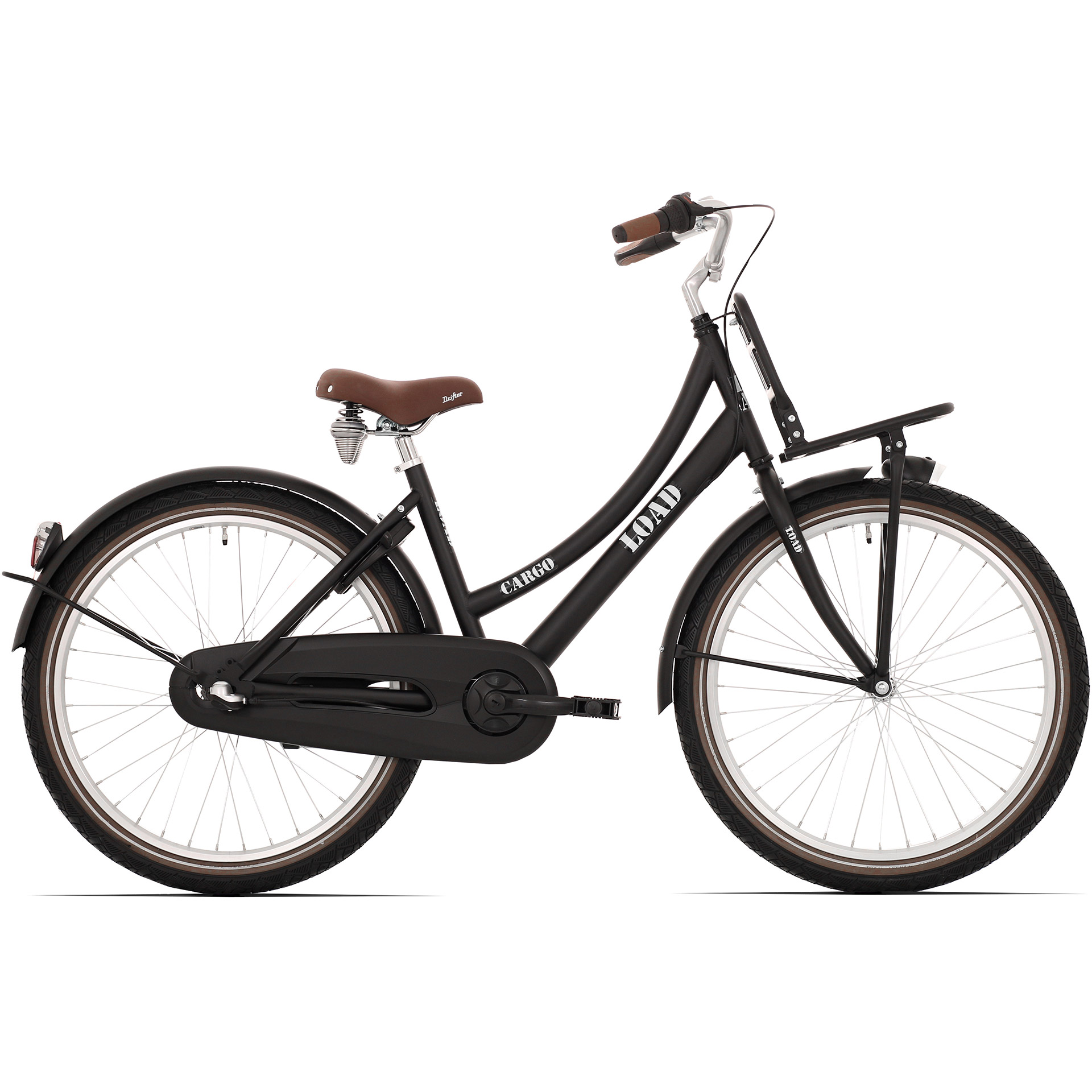 BFN girls' bike Load 26" 3-speed hub brake matte black