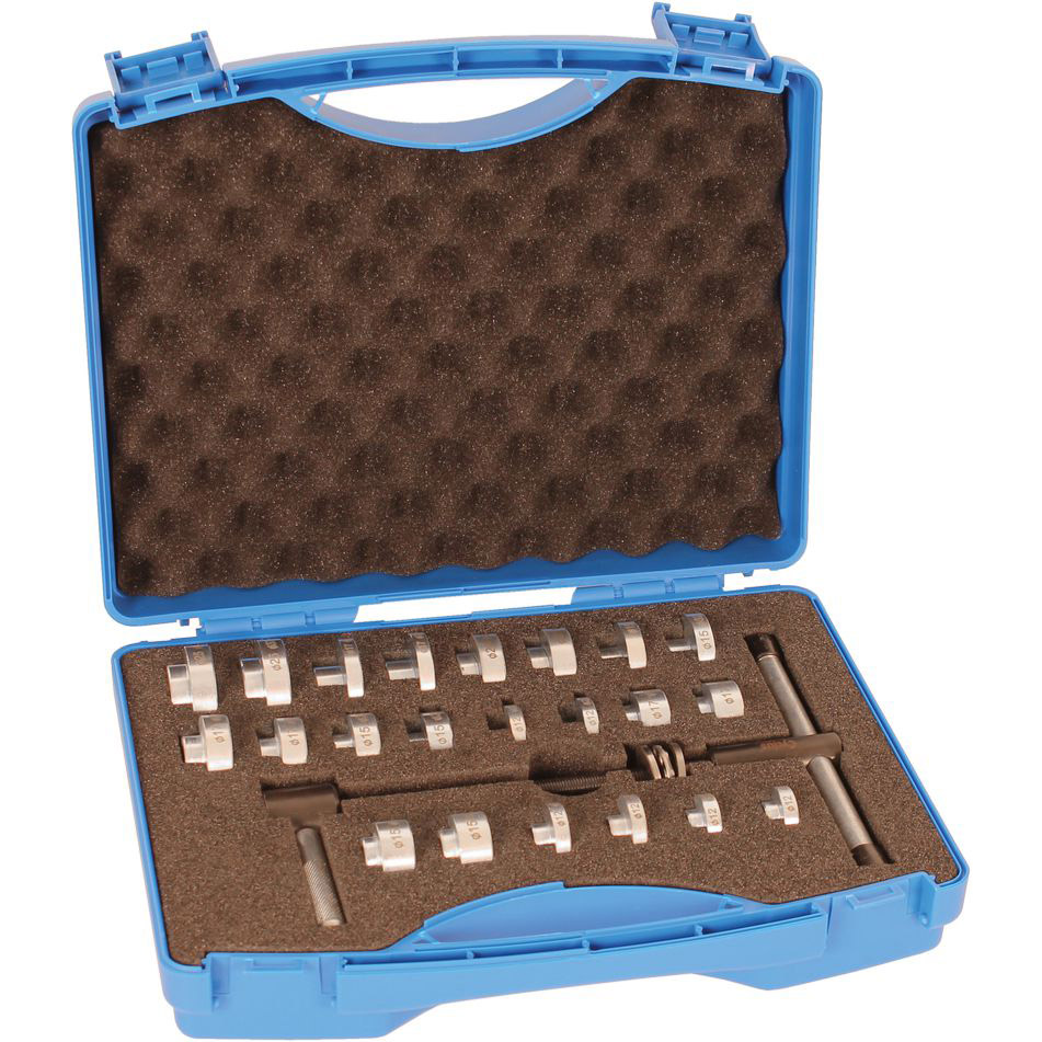 Cyclus bearing press set with press-in bushings in case