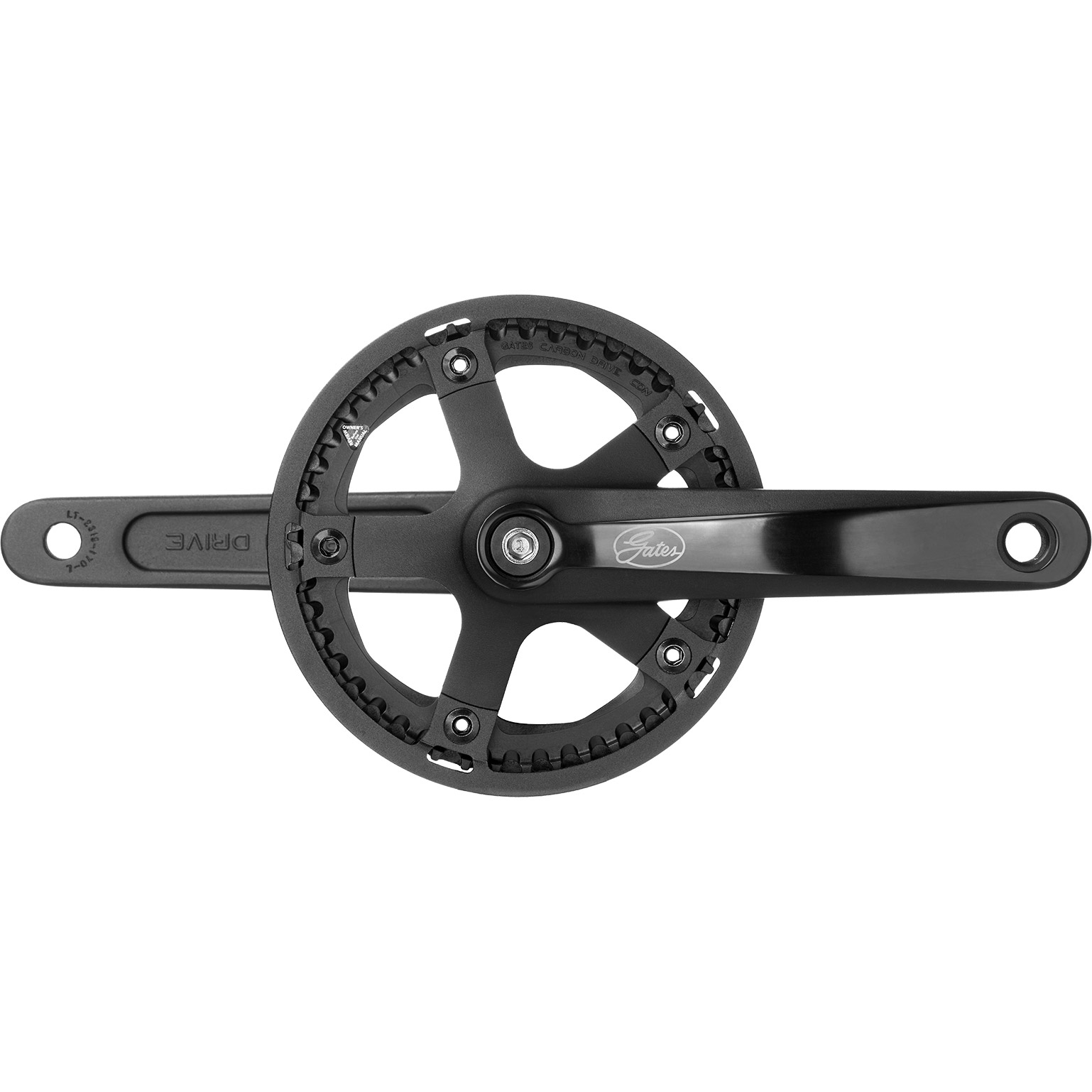 Gates crankset CDN S250 46T 170mm metal guard black