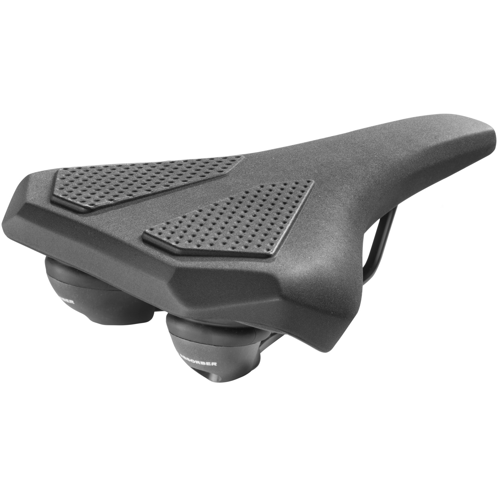 Monte Grappa saddle Corvetta with black elastomer