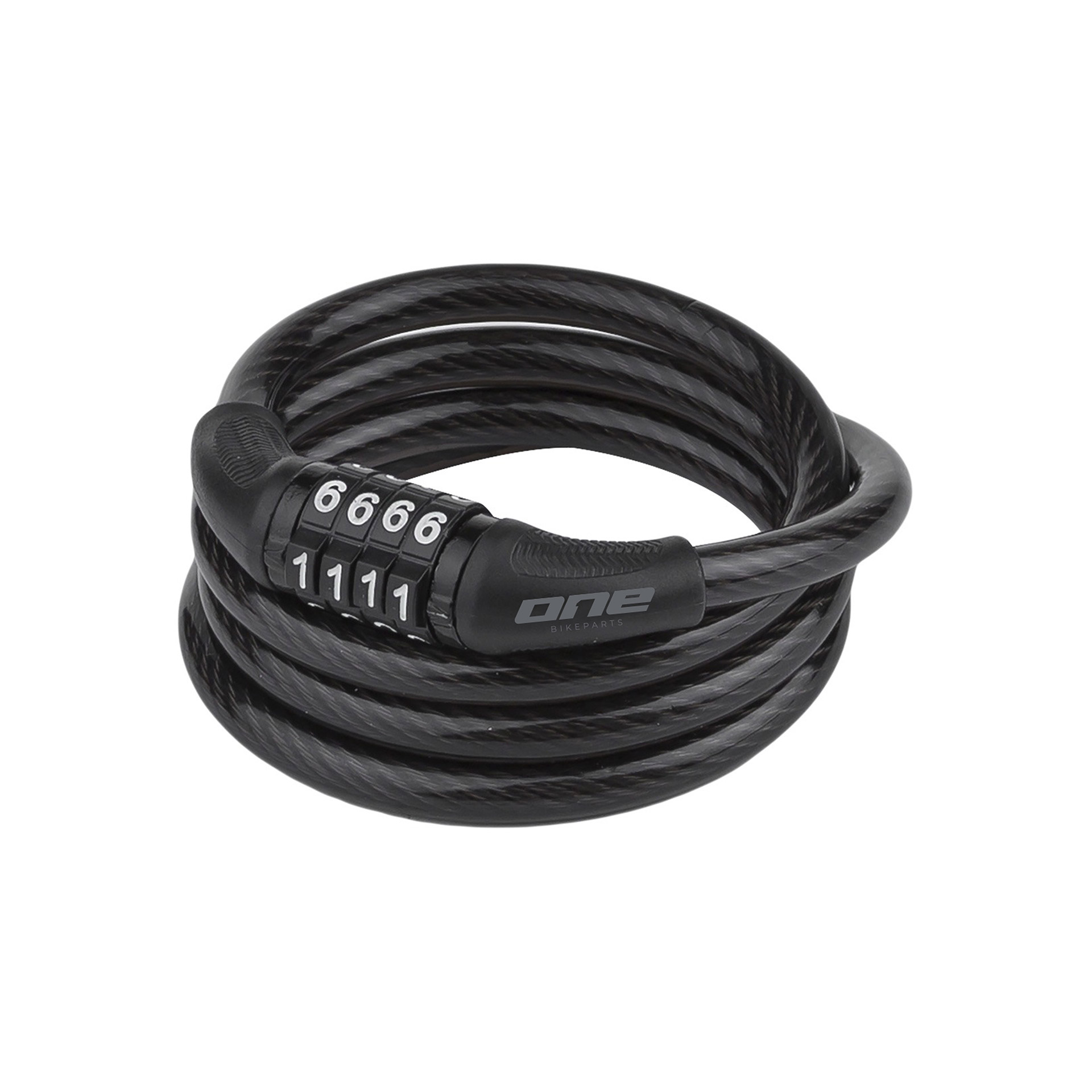 One cable number lock 8100 8mm/100cm black/grey