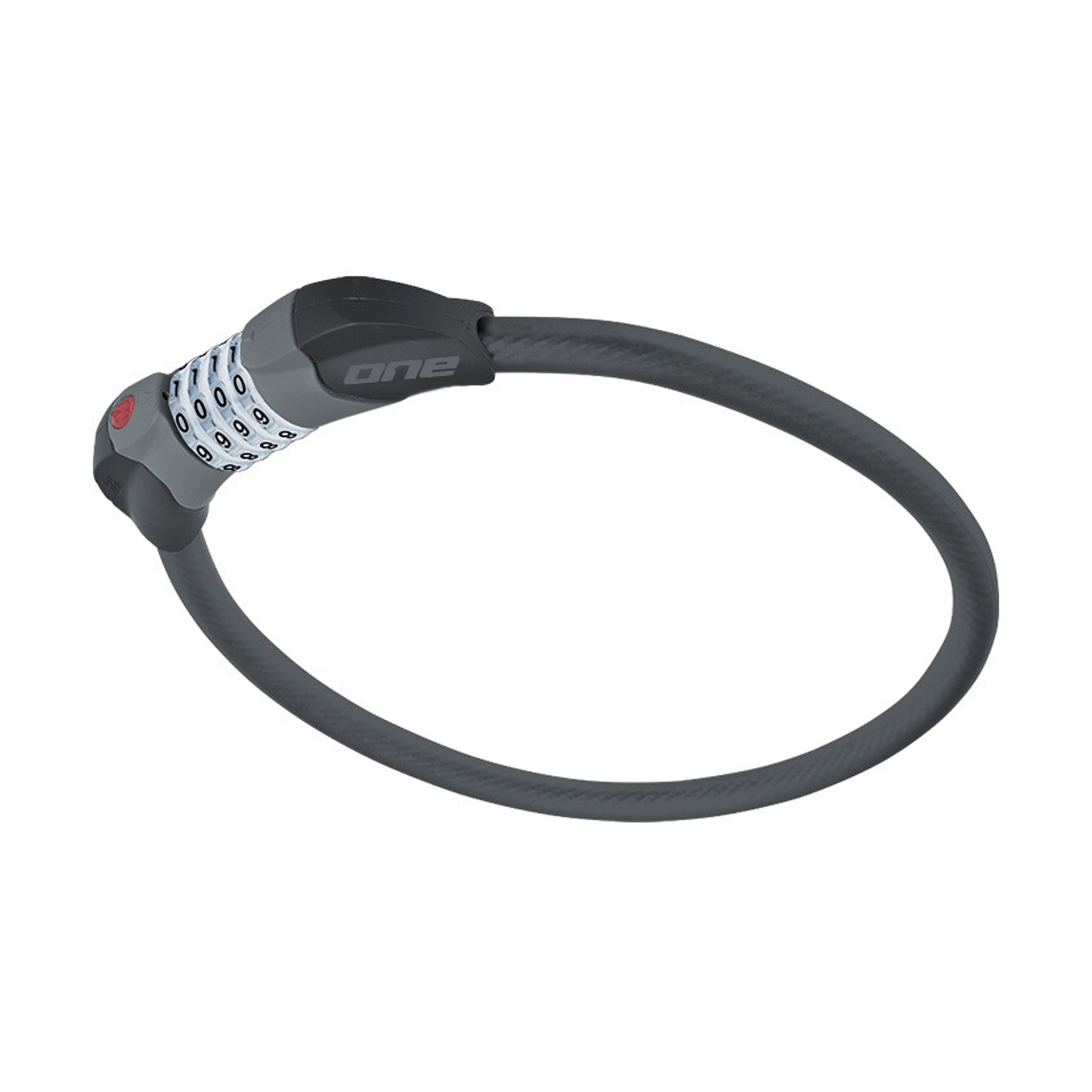 One cable number lock 15.80 15mm/80cm black/grey