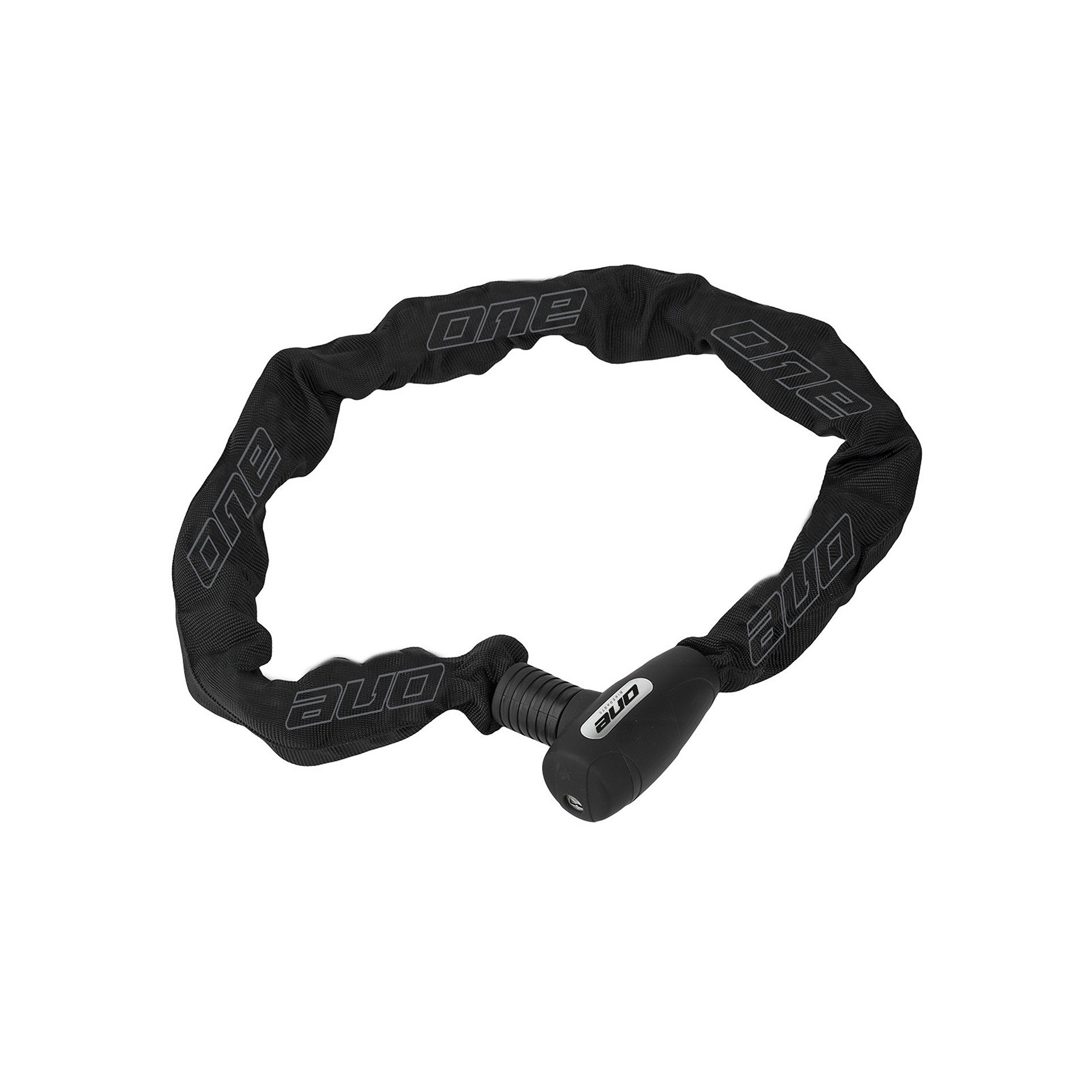 One chain lock 6.90 6mm/90cm black/grey