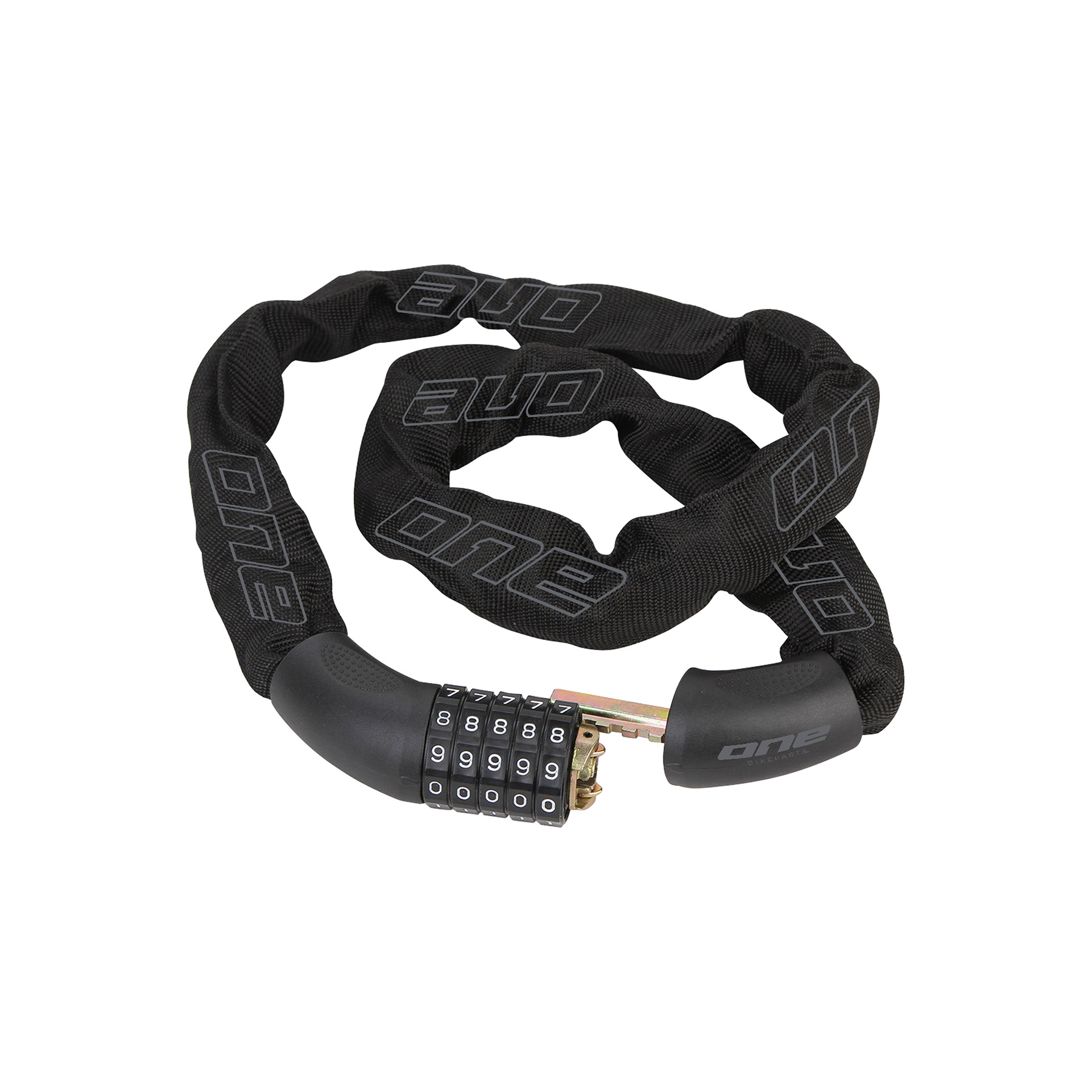 One chain combination lock 6.90 6mm/90cm black/grey