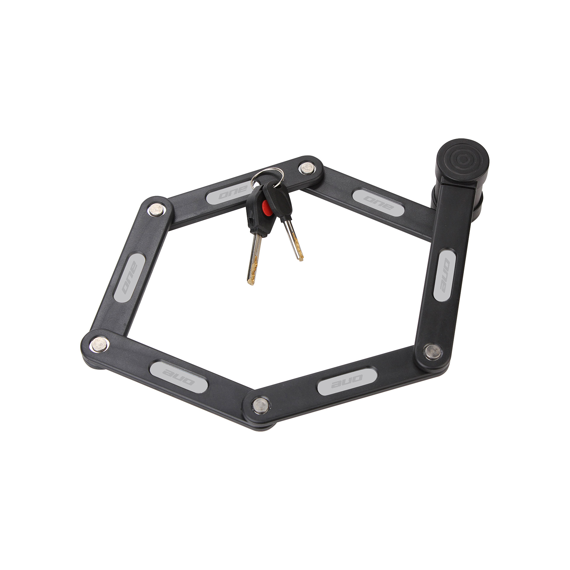 One folding lock 20.85  20mm/85cm black/grey