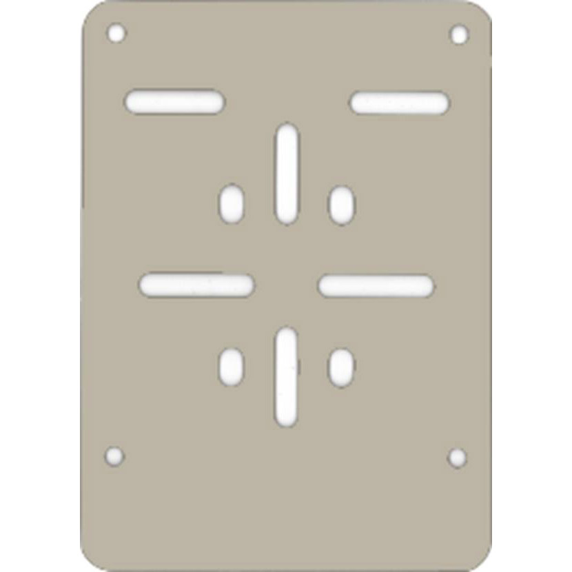 License plate holder 140x100 Alu Bike grey