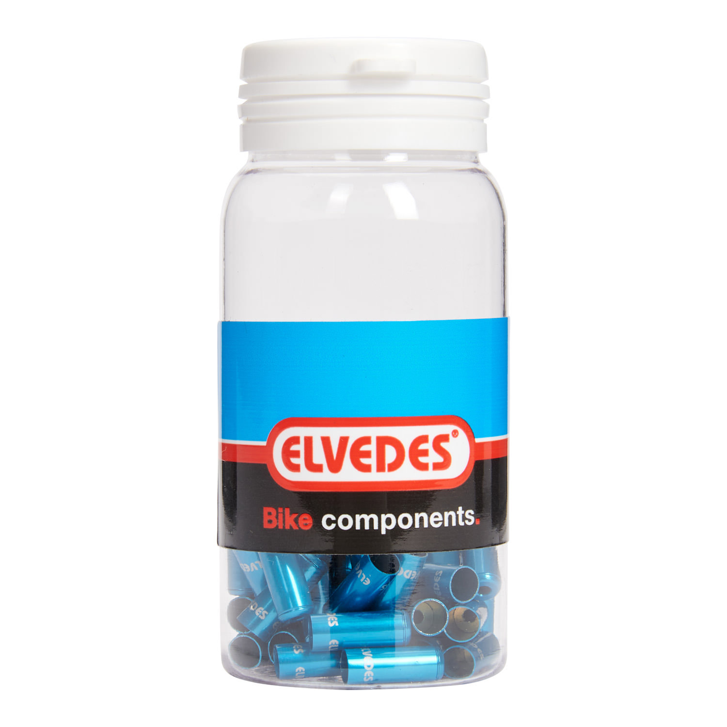 Elvedes cable end cap 5mm sealed alu blue (50pcs)