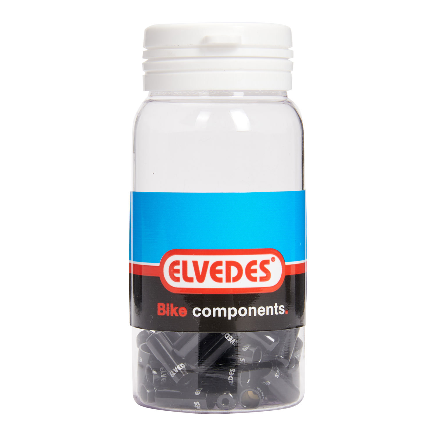 Elvedes cable end cap 4.2mm seal alu black (50pcs)