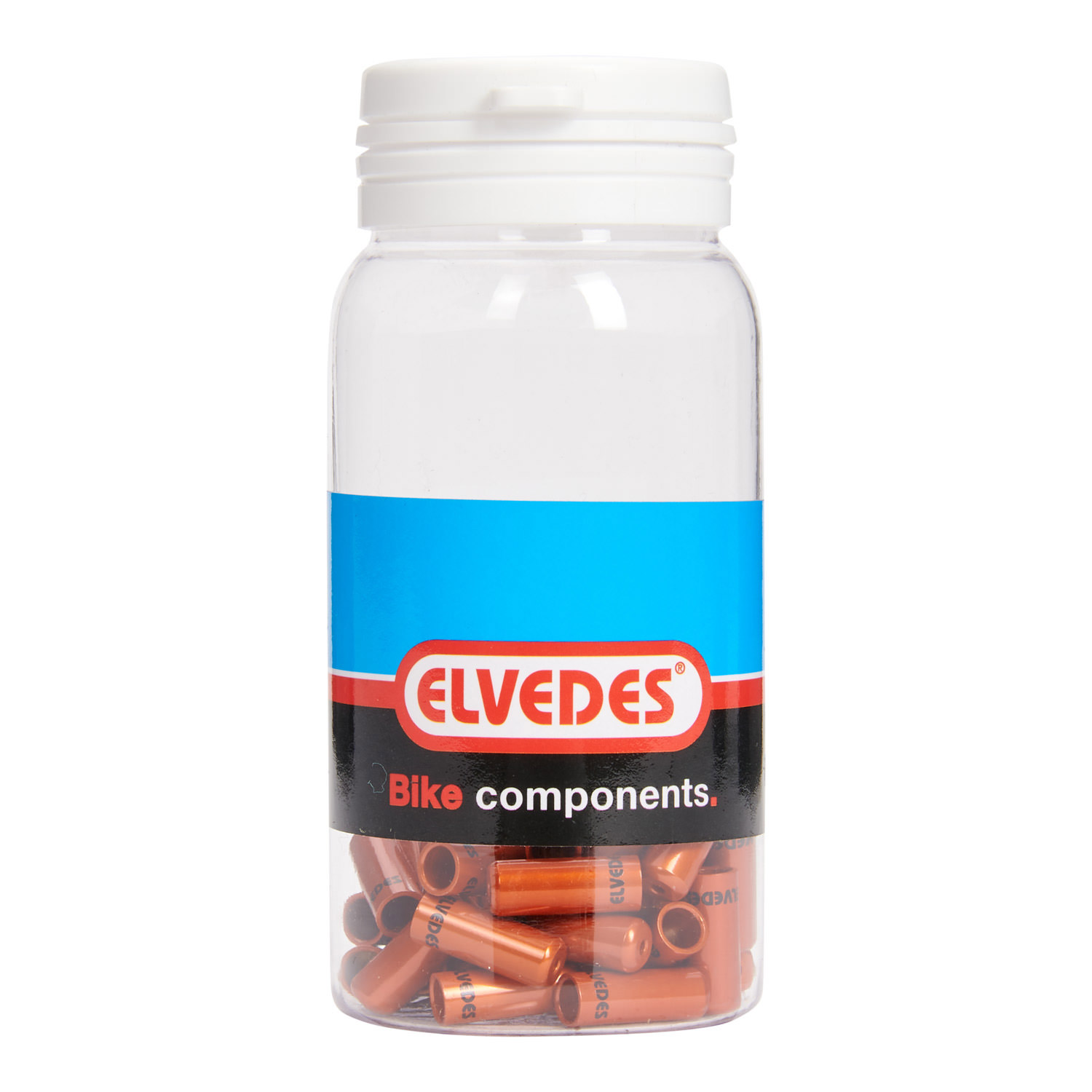 Elvedes cable end cap 4.2mm seal alu orange (50pcs)