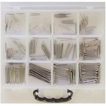 Bofix assortment box 12-compartment split pins