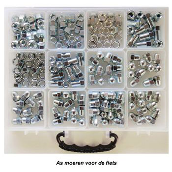 Bofix assortment box 12 compartment hub cap nuts