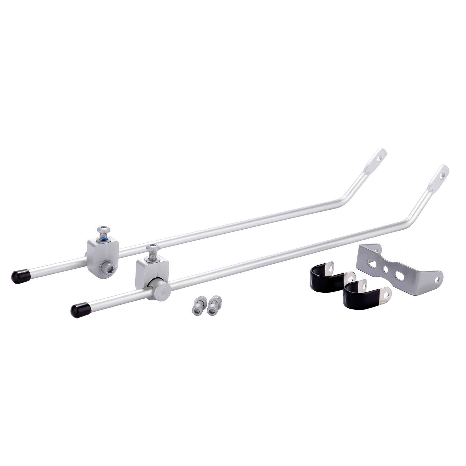 2555510 Rear carrier mounting hardware silver