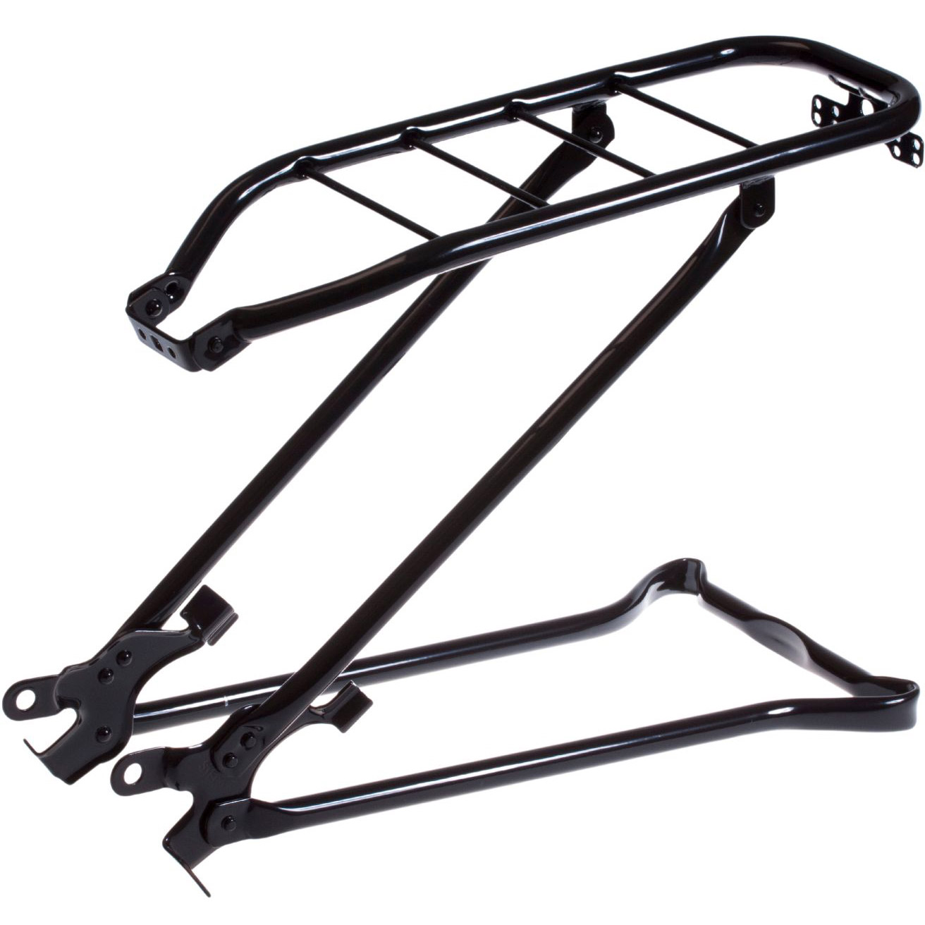 Steco rear carrier with 24" stand black
