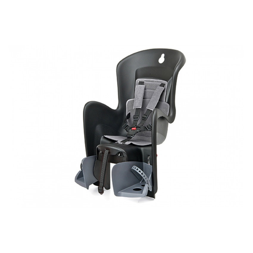 Polisport Bilby Maxi CFS rear carrier mounting. Black/Dark Grey