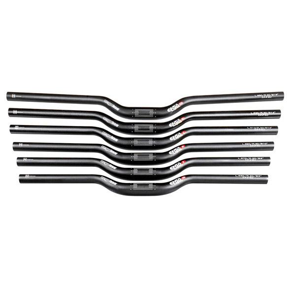 Ergotec handlebar ATB S 25.4 570mm 8° matte black