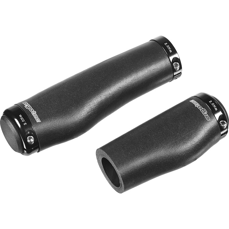 Ergotec handlebar set Kyoto 130/90mm silicone black