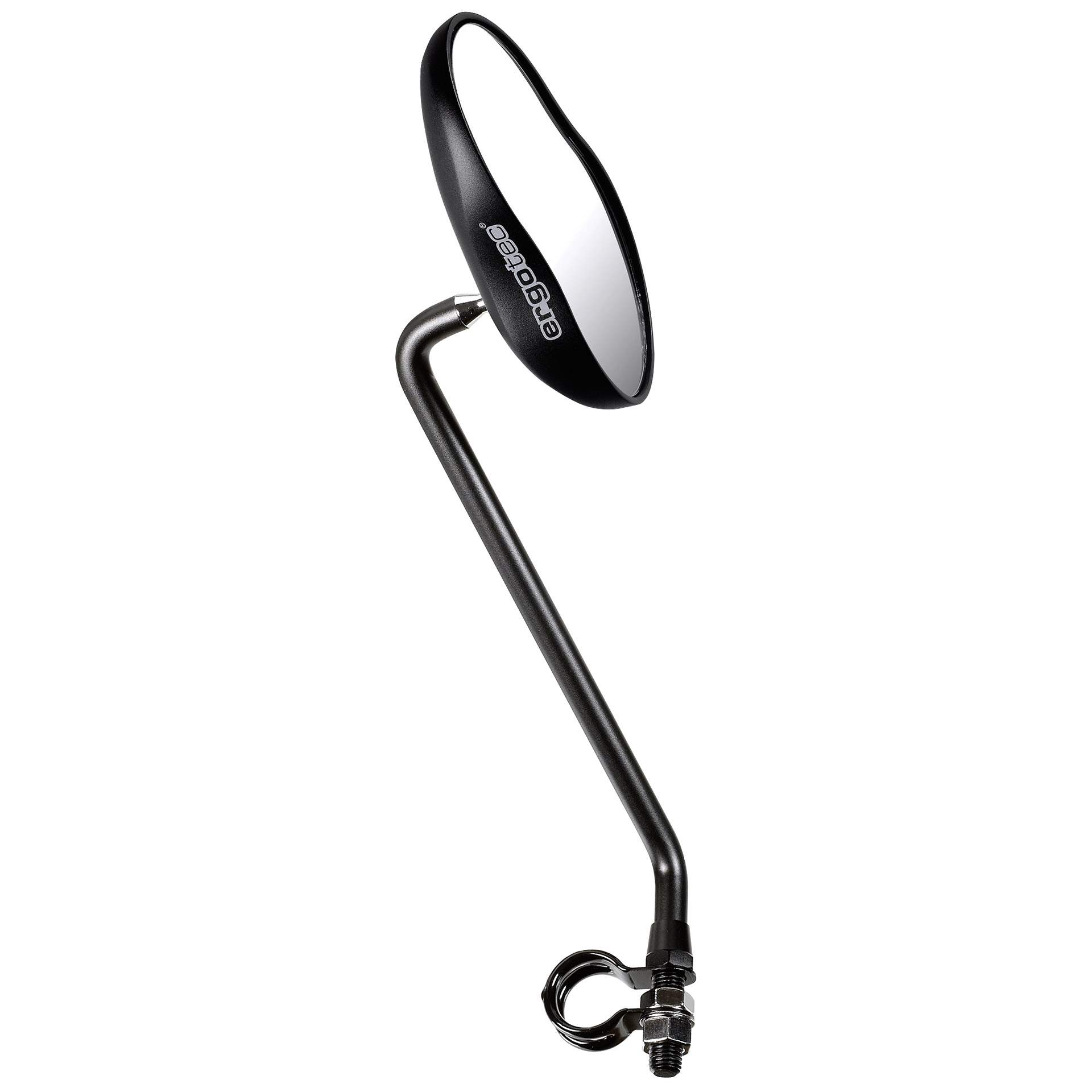 Ergotec Mirror Large M-99L Long Aluminum Black