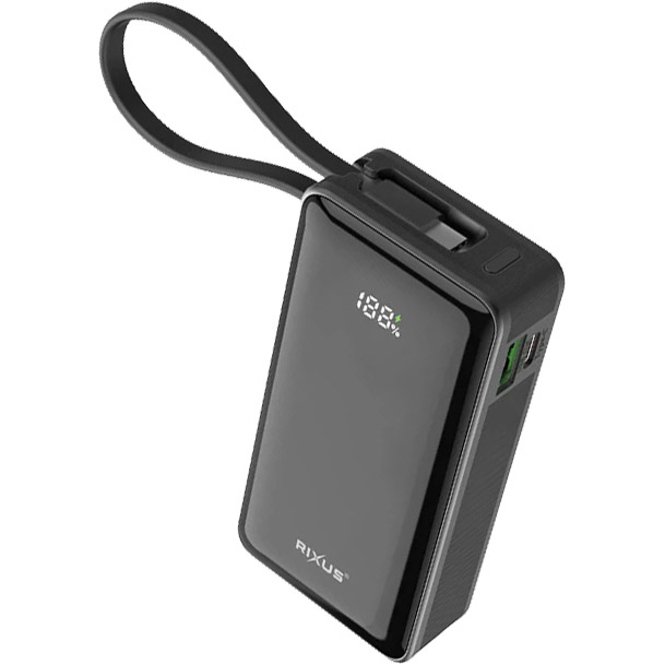 Rixus powerbank RXPB01B 10,000mAh Li-ion black