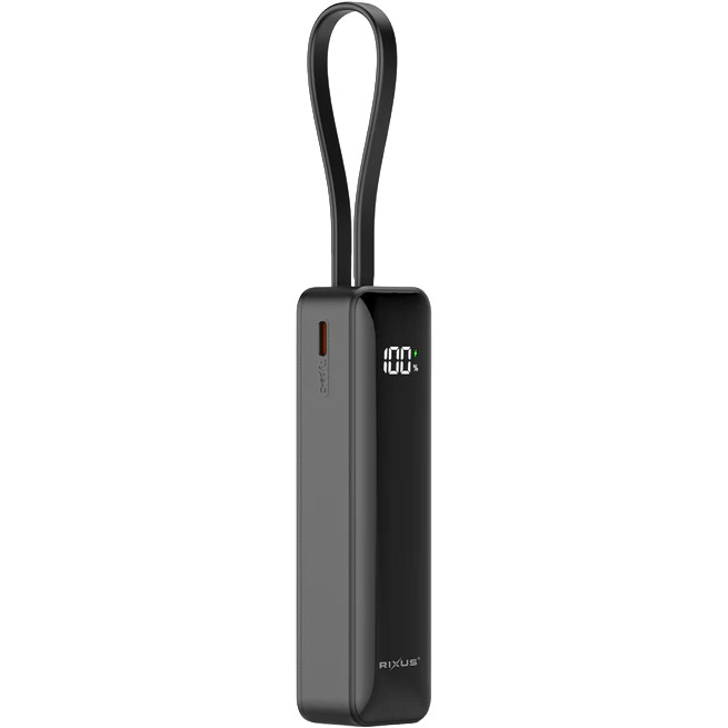 Rixus powerbank RXPB03B 5,000mAh Li-ion USB-C black