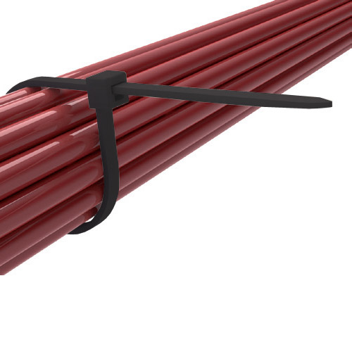 Cable ties 36.8cm x 3.6mm black (100 pcs)