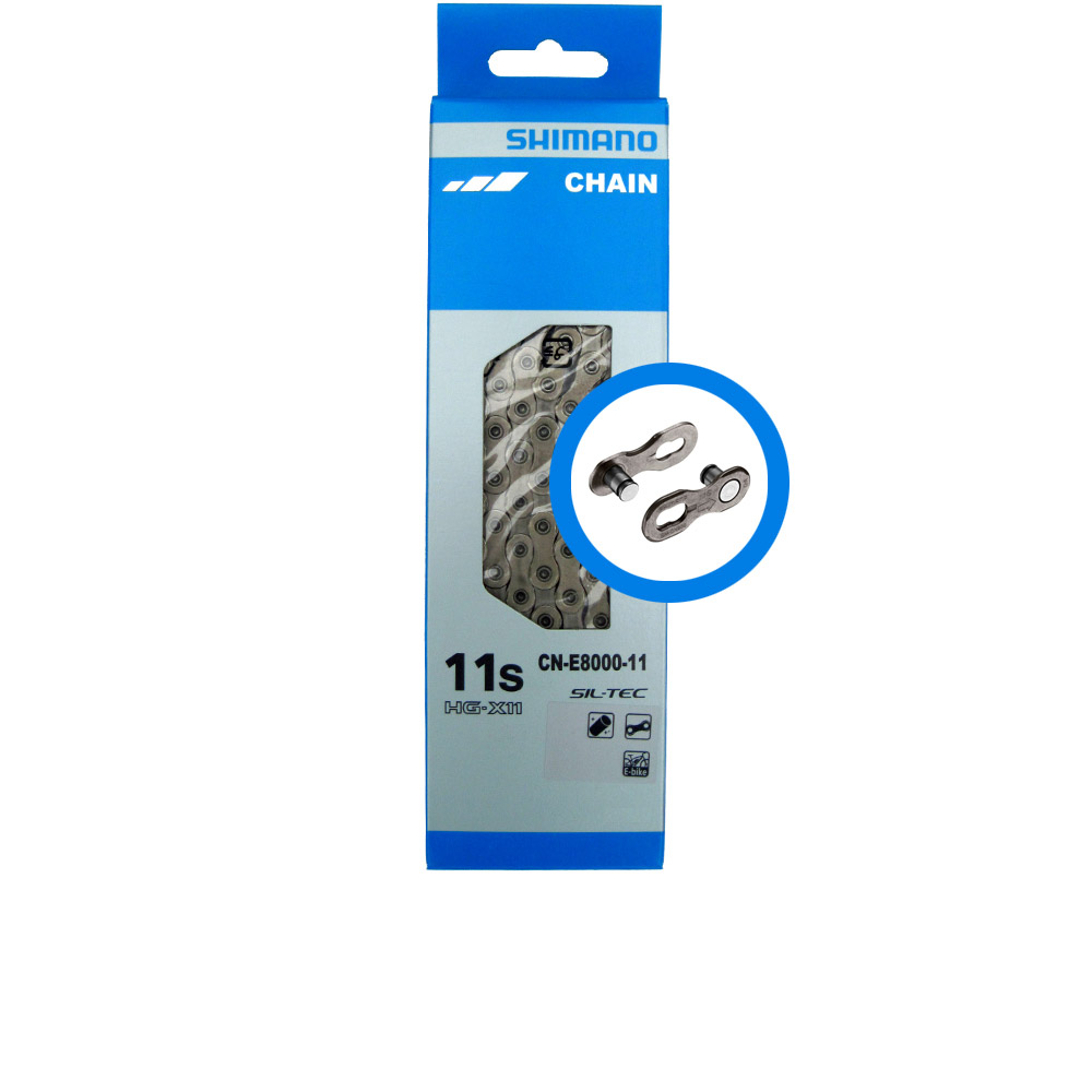 Shimano chain 11-speed E-Bike 116 links E8000 QuickLink